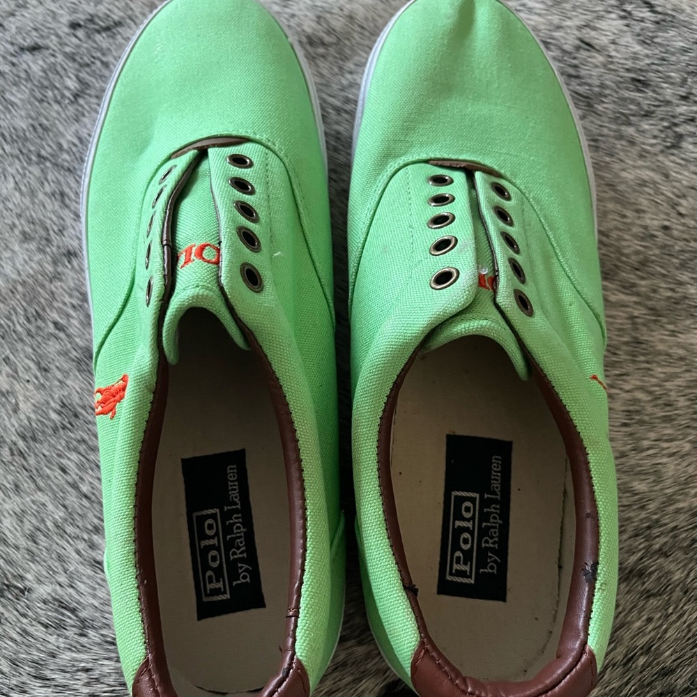 Brand New Polo by Ralph Lauren Green Sneakers